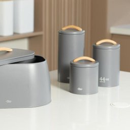 Lata Porta Mantimentos Hermético 0,8l Chumbo Sense ou - 1