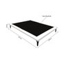 Base Box Cama Japonesa Toquio King Linho Bege - Cor: Bege - 5