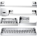 Ver imagem 1 de Kit de Acessórios para Banheiro Inox 6 Pçs F.Master Slim Df