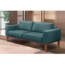 Ver imagem 2 de Sofá Namoradeira Bella Luxo Castellar Móbile Linho Azul