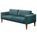 Ver imagem 1 de Sofá Namoradeira Bella Luxo Castellar Móbile Linho Azul