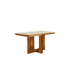 Mesa Tampo Vidro/MDF Frisa - 2