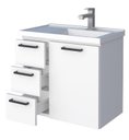 Ver imagem 3 de Conjunto Gabinete Ame para Banheiro com Toucador e Espelheira com Prateleiras para Objetos Lavatório