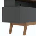 Ver mais imagens de Rack com Painel Ripado para Tv até 70 Polegadas 2 Gavetas Grécia 180cm