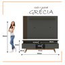 Rack com Painel Ripado para Tv até 70 Polegadas 2 Gavetas Grécia 180cm - 2