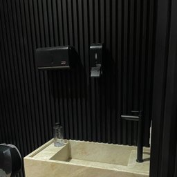Painel Ripado Wpc Interno Wave Cor: Preto 2,90m X 14cm (0,406m²) - 5