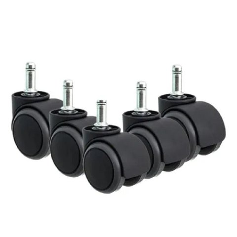 Kit Rodízio 5 Rodinhas Semi Silicone - Pu