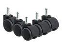 Ver imagem 1 de Kit Rodízio 5 Rodinhas Semi Silicone - Pu