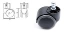 Ver imagem 2 de Kit Rodízio 5 Rodinhas Semi Silicone - Pu