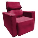 Ver imagem 2 de Poltrona Do Papai  Retratil e Reclinavel Florença Vermelho