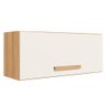 Armario Aereo Basculante 80 Cm 16978 Freijo Off White Cristal Nicioli Freijo Off White Cristal - 1