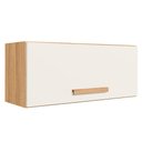 Ver imagem 1 de Armario Aereo Basculante 80 Cm 16978 Freijo Off White Cristal Nicioli Freijo Off White Cristal