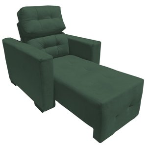 Sofá Poltrona 1 lugar Retrátil e Reclinável Veneza Verde- Beatriz Decor