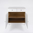 Ver imagem 2 de Balcão 2 Portas Aparador 2 Gavetas 80cm Ditalia