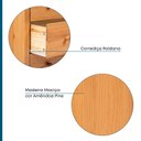 Ver imagem 5 de Cômoda 6 Gavetas em Madeira Maciça Nest