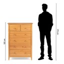 Ver imagem 7 de Cômoda 6 Gavetas em Madeira Maciça Nest