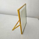 Ver imagem 2 de Porta Retrato Metal Dourado - Borda Slim 15 X 20cm