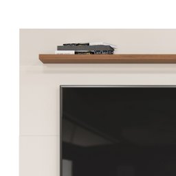 Painel para Tv até 60 Polegadas 1 Porta Marley Dj Móveis Off White/freijó - 7