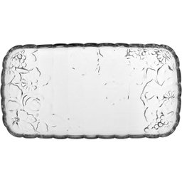 BANDEJA 2x35x18cm VIDRO TRANSP - 2