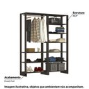 Ver imagem 2 de Estante Closet Yes 160cm com 9 Prateleiras - Grafite