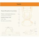 Ver imagem 4 de Canguru Carregador Bebe Criança Bolso Alça Ajustavel Sentado Deitado Passeio Viagem Macio Confortave