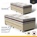 Ver imagem 4 de Cama Box com Colchão de Molas Ensacadas Anjos Classic + Auxiliar de Espuma Unique Solteiro 88cm