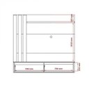 Ver imagem 5 de Painel para TV até 46 Polegadas 150cmx160cm 2 Portas Trend