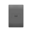 Ver imagem 1 de Tomada Usb Fame Habitat Onix 15w com Placa 4x2
