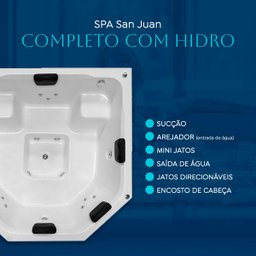 Spa Quadrado San Juan Completo com Hidro - 127v - 4
