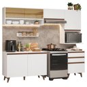 Ver imagem 2 de Armário de Cozinha Completa 250cm Branco Reims Madesa 10 Branco