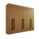 Ver imagem 1 de Guarda Roupa Casal 6 Porta 6 Gaveta da Vinci D'doro Carvalho