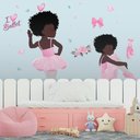 Ver imagem 3 de Adesivo de Parede Decorativo Infantil Bailarina Love Ballet