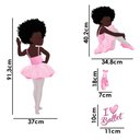 Ver imagem 4 de Adesivo de Parede Decorativo Infantil Bailarina Love Ballet