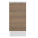 Ver imagem 3 de Balcão Madesa Stella 35 cm 1 Porta Branco/Rustic