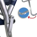 Ver imagem 5 de Kit 2 Cadeira Praia Max Alumínio Oversize Preta até 140kg Zaka