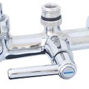 Ver imagem 3 de 2163 C80 Torneira Gourmet Bica Móvel para Parede de Cozinha Tubo Preto Flexível Arejador Acoplado Co