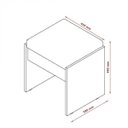 Ver imagem 3 de Banqueta para Penteadeira Almofadada Versátil 