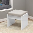 Ver imagem 2 de Banqueta para Penteadeira Almofadada Versátil 