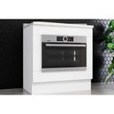 Ver imagem 1 de Balcão Cozinha P/ Cooktop C/ Tampo Americana Forno de Embutir 80cm Branco - Henn