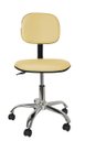 Ver imagem 2 de Cadeira Secretaria Giratoria Bolt CR - Couro Sintetico Corano - Bege