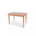 Ver imagem 3 de Mesa 6 Lugares Retangular Madeira Maciça Milena Marrom
