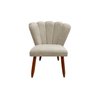 Poltrona Cadeira Pétala Penteadeira - Dritex:suede Bege - 2