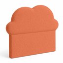 Ver imagem 5 de Cabeceira Infantil Cama Solteiro 100cm Orgânica Curva Nuvem Bouclê Terracota - Montanari's Decor