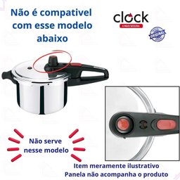 Cabo Superior Original para Panela de Pressão Clock Conforto 4,5 Litros - 3