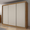 Ver imagem 6 de Guarda Roupa Casal Palazzo e Cômoda Seul Cumaru 25 Fendi - Novo Horizonte