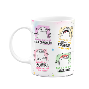 Caneca Flork Mães - Falas de Mãe! - Branca