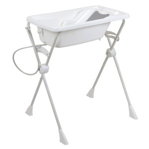 Kit Banho com Suporte Desmontável Banheira e Redutor Branco Burigotto