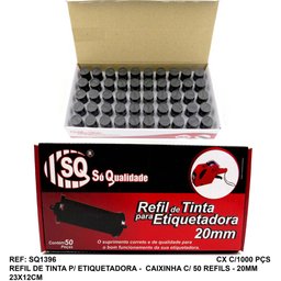 50 Rolete Tinta Para Etiquetadora Fixxar Tinteiro - 2