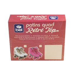Patins Quad Retro Rosa Bel - 8