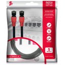 Ver imagem 2 de Cabo de Rede CAT7 PATCH CORD FTP 600 MHZ 10 GBPS 5 Metros Vermelho 5+